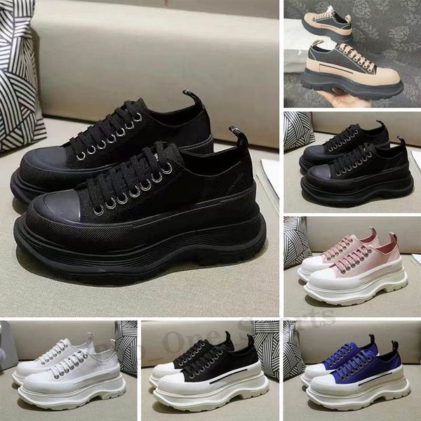 

women fashion tread slick canvas shoes arrivals platform low high triple black white casual