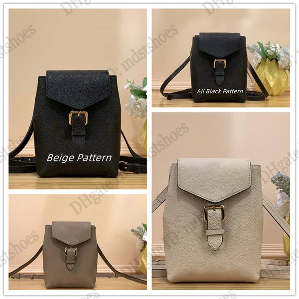 

spring in the city tiny backpack bicolour grained monograms empreinte leather embossed monograms pattern classic nano handbag crossbody m807