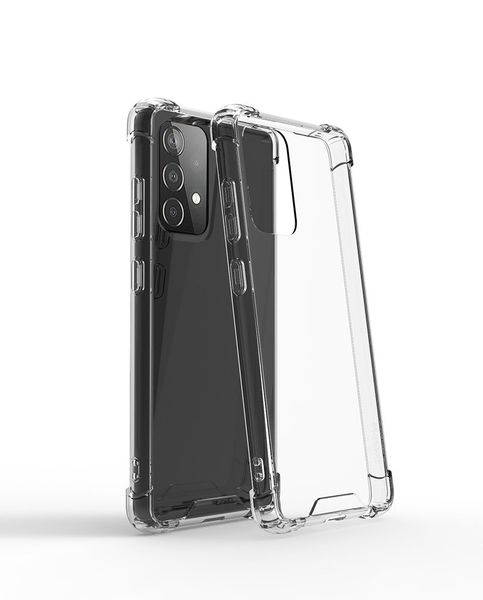 Transparente, klare Acryl-TPU-PC-stoßfeste Hüllen für Samsung Galaxy S22 Ultra S20 S21 FE Note 20 S10 Plus A03S A13 A23 A33 A53 A73 A41 A21 A21S M53 A50 A30S A22 A03 Core