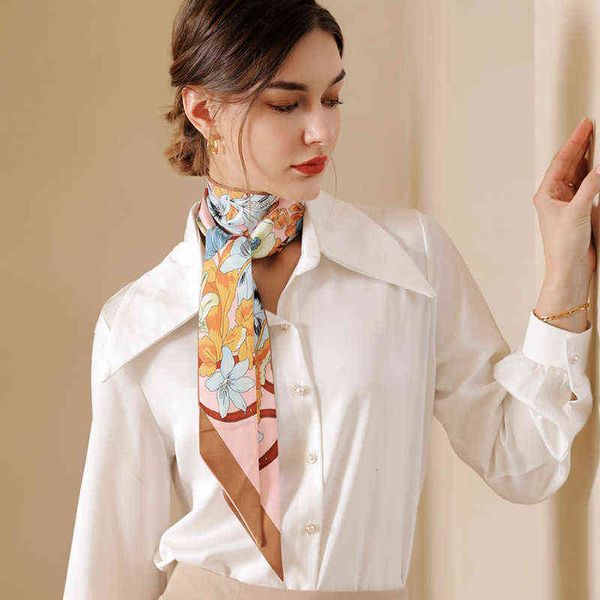 

tiktok net red selling printing elegant cravat atmosphere bow tie sunscreen scarf spring summer beach shawl fashion scarf n2ju, Black;purple
