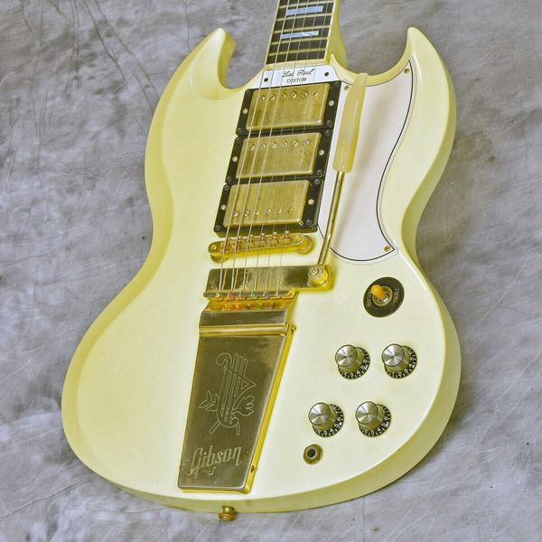 

custom shop historic collection sg custom 3pickups w/maestro vos electric guitar