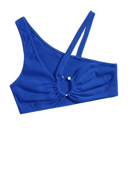 

asymmetrical neck o-ring detail r4ue#, White