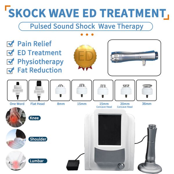 Macchina di onde d'urto efficace fisioterapia terapia d'onda d'urto extracorporeo per le spalle sfondi massaggio artrite artrite dimme