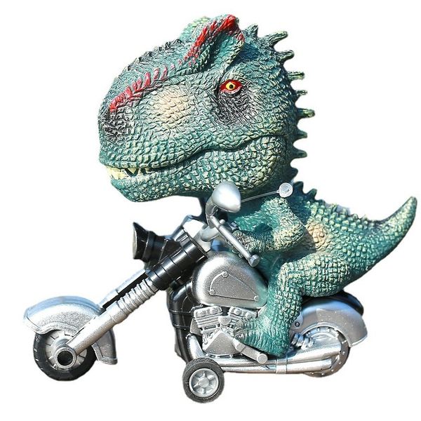 Bambini Simulazione Modello di dinosauro Giocattolo Auto Strano animale Inerzia Moto Giocattoli per bambini Regalo di compleanno 220608