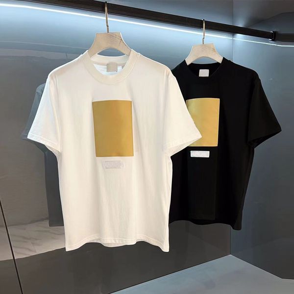 

mens t shirts designer clothing pure cotton casual alphabet graphic print shirt white black short sleeve fashion couple crew neck t-shirts
