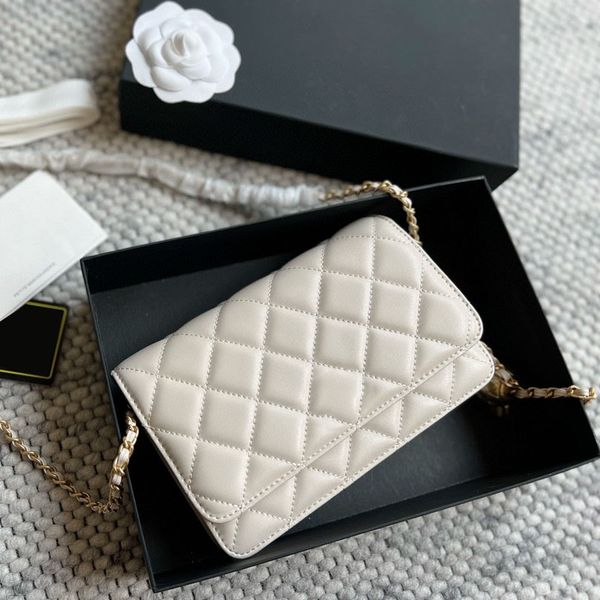 

22p france womens classic mini flap quilted bags crsuh gold ball wallet with chain crossbody purse calfskin multi pochette card holder saoch
