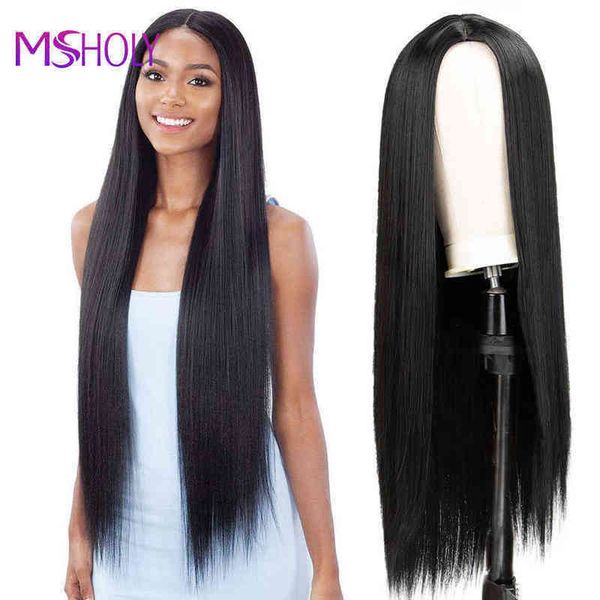 

hair synthetic wigs cosplay long straight black wig synthetic hair with bangs red burgundy pink ombre 613 blonde s for women msholy 220225