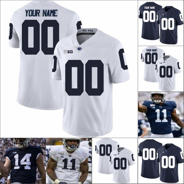 

penn state nittany lions college football jersey saquon barkley sean clifford kj hamler noah cain jahan dotson custom stitched mens women yo, Black
