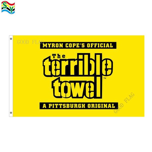 

terrible towel flags banner size 3x5ft 90 150cm with metal grommet outdoor 252h