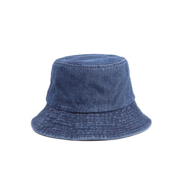 

fashion designer caps japanese style retro cowboy hat korean stylish solid color light board big brim sun cap female summer outdoor bucket s, Blue;gray