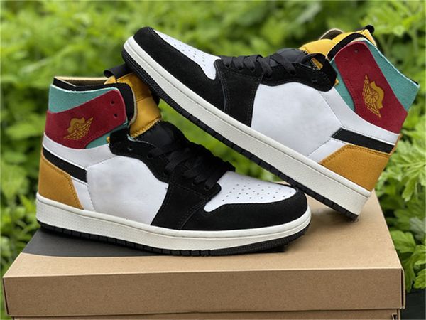 

2022 air authentic 1 zoom cmft multi color basketball shoes anthracite university gold washed teal rush pink 1s athletic sneakers retro men