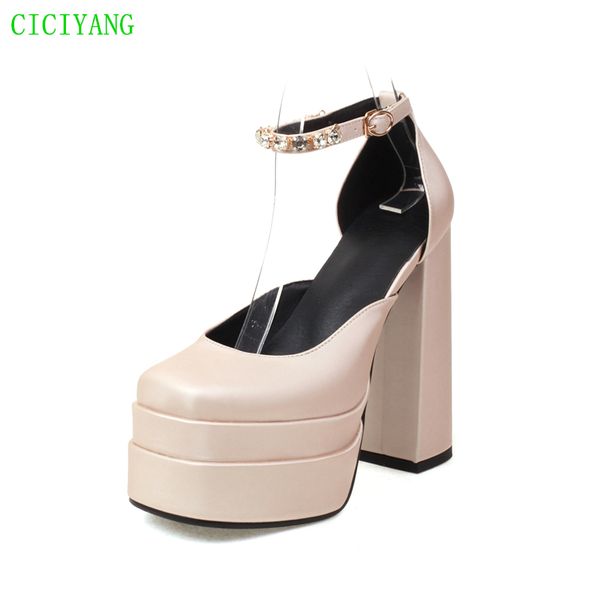 

2022 spring brand designer shoes women luxury super high heel model catwalk sandals ladies party wedding shoes pump 42 43, Black