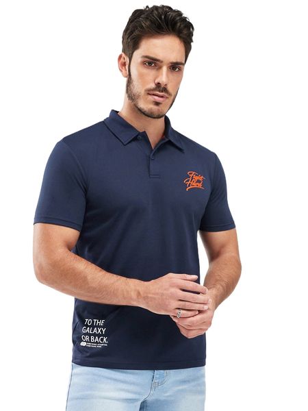 

men letter graphic polo shirt 88xx#, White;black