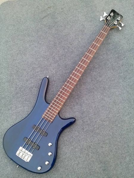 

4 strings bass electric guitar body basswood neck sandwich fingerboard rosewood dark blue