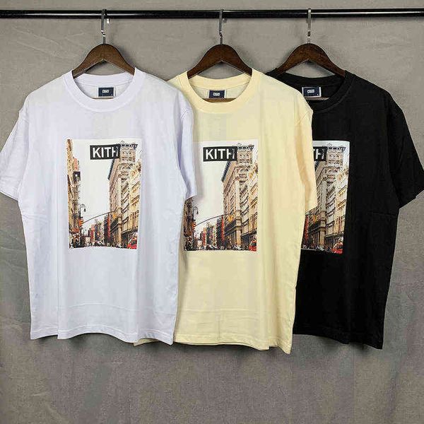 

soho vintage t shirt york block retro p kith t-shirt, White;black