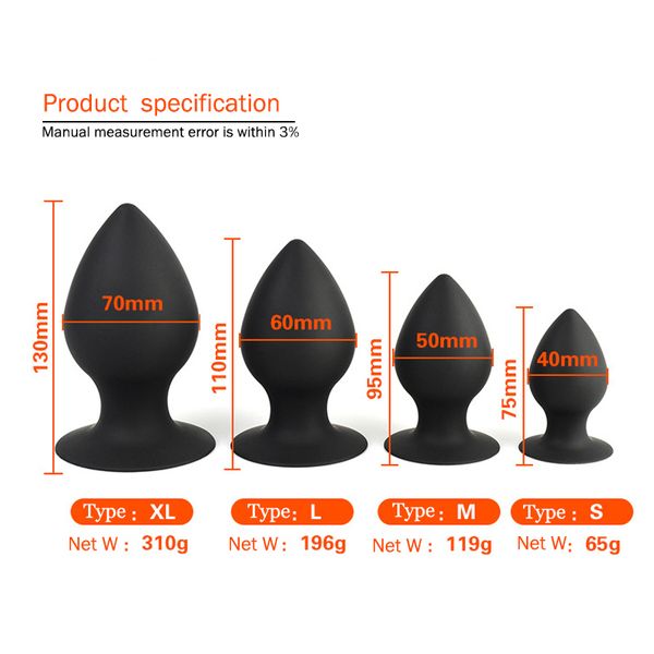 Massagem anal plug plug plug shory expandir brinquedo adulto para plugs woman massageador de próstata Buttplug Ball Men Juguetes Eroticos silicone