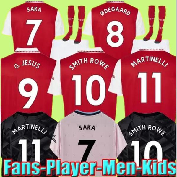 

soccer jersey 21 22 23 smith rowe g.jesus saka fans player version odegaard nketiah martinelli tierney 2021 2022 2023 football kits shirt me, Black;yellow