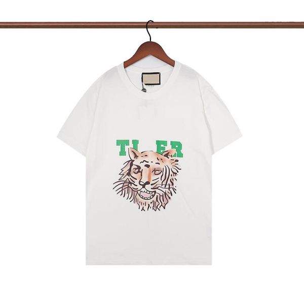 

designer mens ken t shirt summer style tshirts with tiger bee printing loose tees trend short sleeve casual shirts asian size s-xxl, White;black