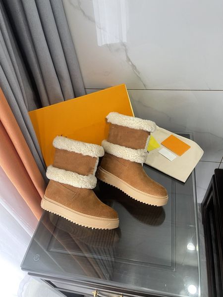 

2022 designer women pillow boots winter ankle boot flowers print lace up shoes outdoor waterproof down luxury keep warm cotton snow shoe, Black