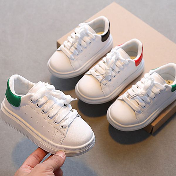 

kids sneakers black red green boys girls infant children's casual functional shoes first walkers girls running basketball school leathe