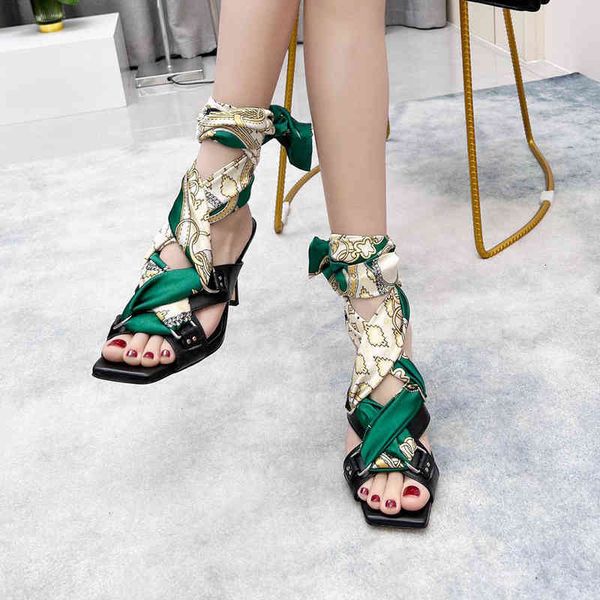 

sandals factory price latest styles plus size women's shoes square stiletto heels fashion summer hdrj, Black