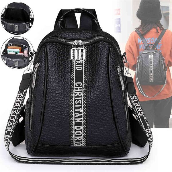 

new pattern double women's fashion leisure large capacity student schoolbag single fashion travel design purses online