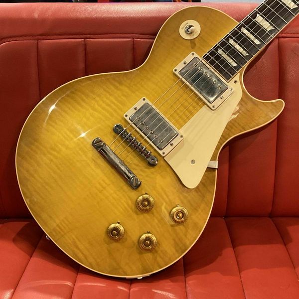 

custom shop 1958 paul standard hrm vos lemon burst electric guitar
