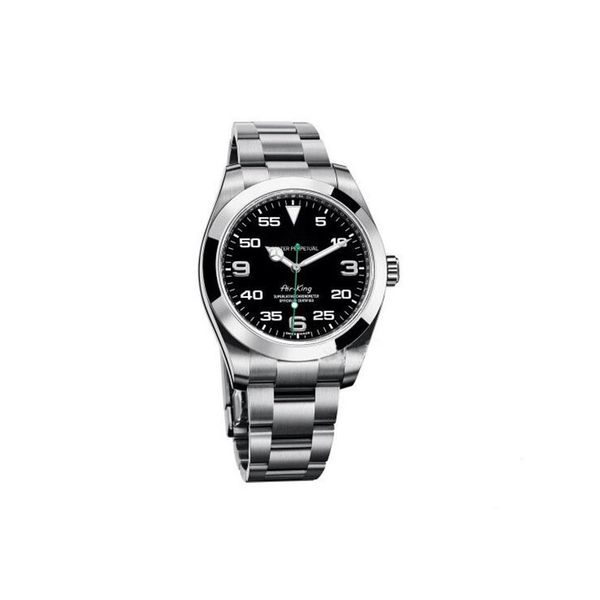 

luxury menes watch exp air king series 116900 and 216570 black 40mm dial automatic mechanical movement 316 steel bran designer255m, Slivery;brown