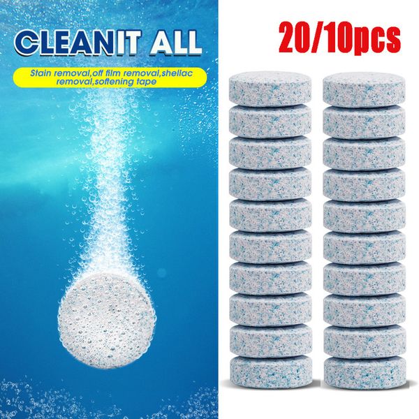 

20/10/5pcs car windshield cleaner effervescent tablets solid washer agent auto home glass water dust soot remover washing tool