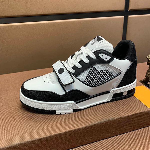 

trainer sneakers designer shoe men fashion casual shoes since 1854 size 38-45 model ql0407, Black
