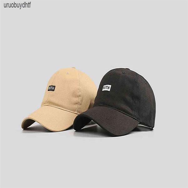 

kith claasic box caps baseball cap kanye west streetwear hip hop hats men womenk6j8213h, Blue;gray