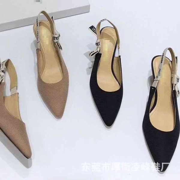 

sandals summer dijia women's shoes kitten heel high-quality bow high-heeled women, Black