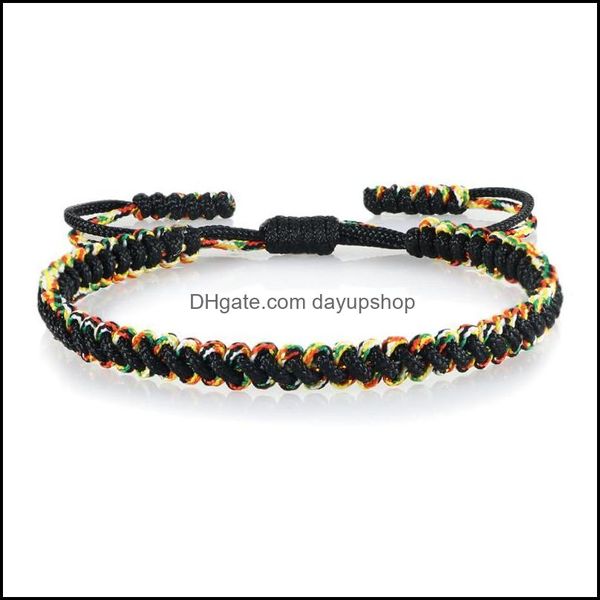 

beaded strands beaded tibetan buddha black thread braided bracelet lucky dhqms