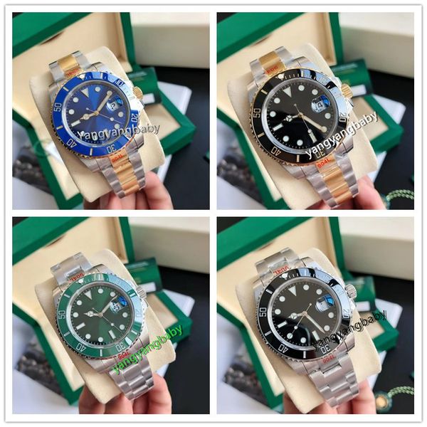 

optimum edition watch mens 41mm waterproof automatic japan movement luminescent date watches blue/black dial ceramic two tone gold yd men&#0, Slivery;brown