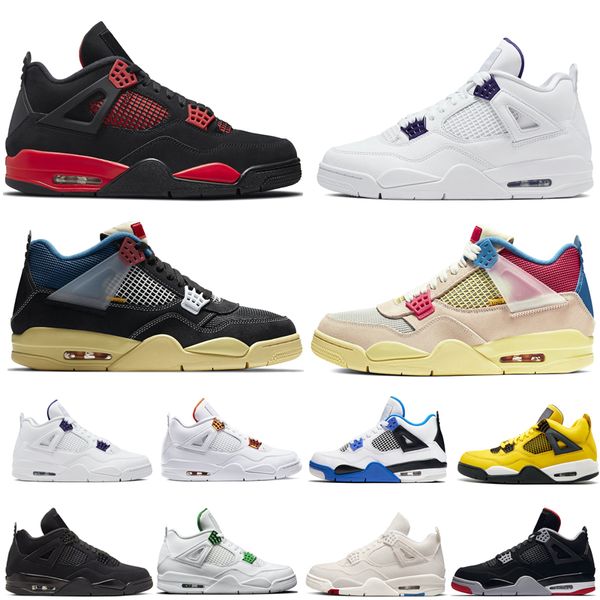 

with box 4s basketball shoes 4 men military black cat red thunder canvas green metallic lightning motorsports metallic shimmer zen master sn