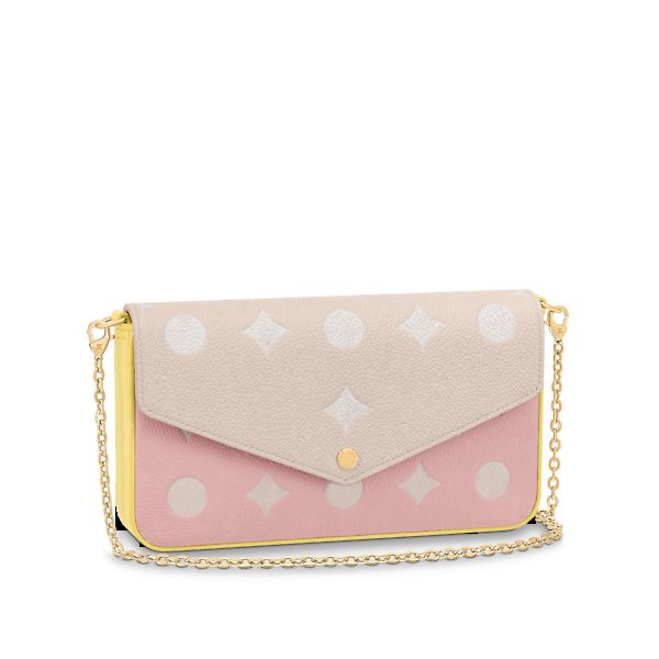 

m81359 luxury designer handbag purse women pochette felicie chain bag shoulder bag 3pcs set with box embossed flower clutch crossbody messen