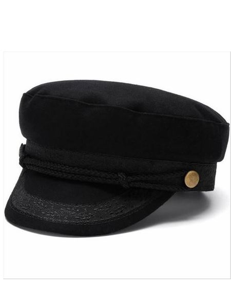 

men large size fitted navy cap small felt flat women winter wool military 52 54cm 55 56cm 57 58cm 59 60cm 61 62cm 220817, Blue;gray