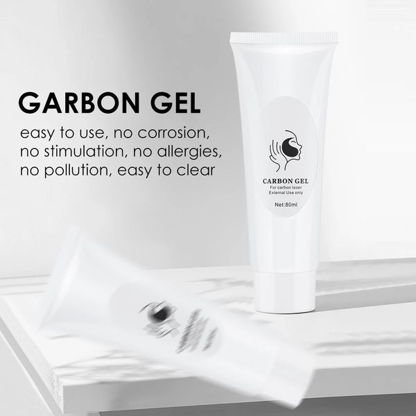 

80ml carbon peeling gel cream accessories parts for skin rejuvenation whitening black doll nd yag laser pico laser tattoo removal