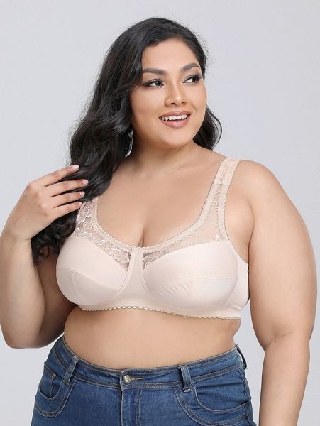 

plus contrast lace bra r8f9#, Black;white