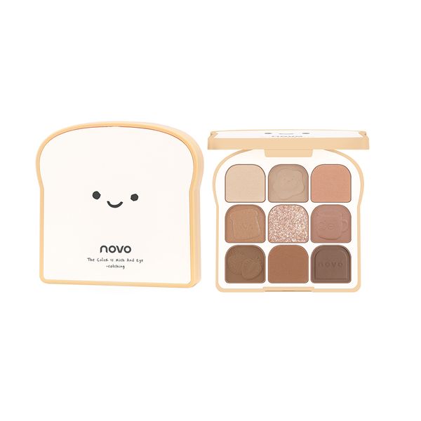 Palette di ombretti autunnali di alta qualità Rich Diamond Light Neutral Matte Shimmer 9 tonalità Warm Makeup Palette Bronze Contour Powder Cosmetics