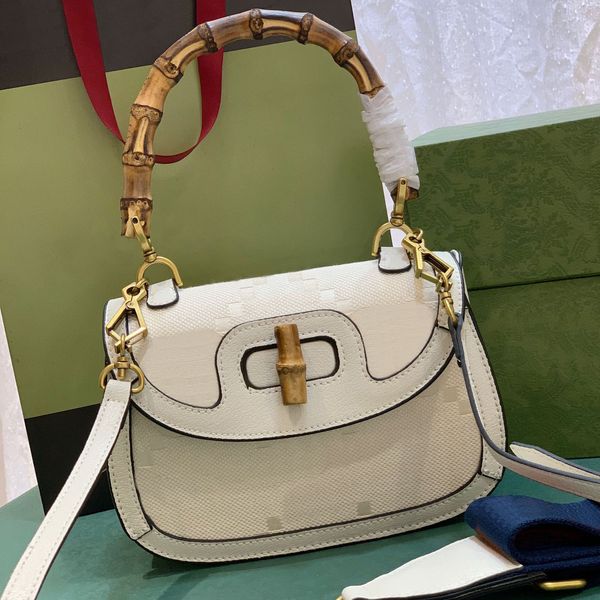 

fashion designer bag saddle bags shoulder bag handbag totes women's crossbodybag luxury genuine leather knitted straps bamboo handles p