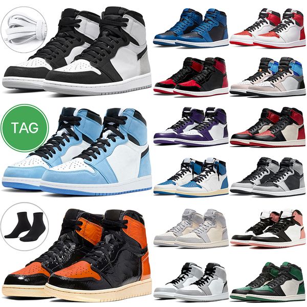 

1 black white 1s men women high og basketball shoes panda georgetown royal blue outdoor mens unc sports sneakers