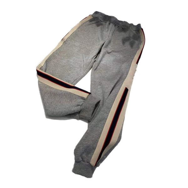 

men's pants summer new sports loose couple casual side ribbon letters trousers leggings fashionable breathable wear, Black