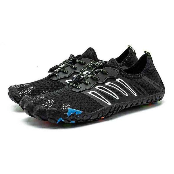 

large outdoor five finger tracing shoes lovers wading sports hiking water, Black