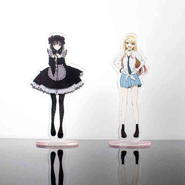 

anime my dress-up darling acrylic figures marin wakana sajuna shinju character bisque doll acrylic stand models collection gift aa220318, Silver