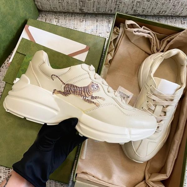 

platform ggs''gg designer sneaker rhyton casual shoes shoes men women vintage daddy lady luxurys multicolor runner trainer chaussu, Black
