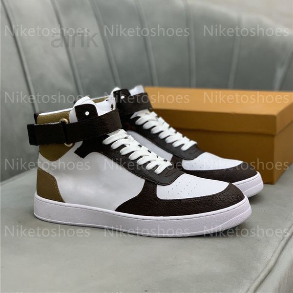 

rivoli trainers leather sports shoes monograms canvas embossed 35-45 designers shoe luxurys boombox boots chaussures sneaker, Black
