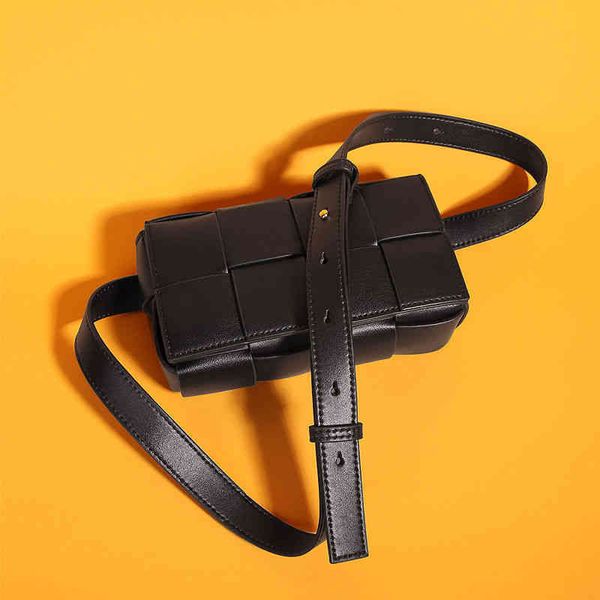 

venetas handbags designer bottegas waist small women's leather advanced sense messenger bag fashion french niche woven shoulderx pn8d