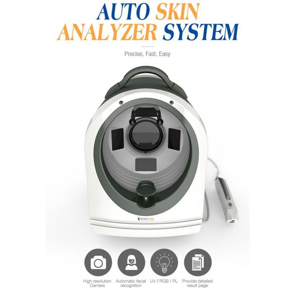 Novo Sistema de Diagnóstico Espelho Mágico Portátil Analisador Máquina Análise Máquina Análise Automática de Reconhecimento Automático Equipamento Facial Scanner Device Tester inteligente para venda