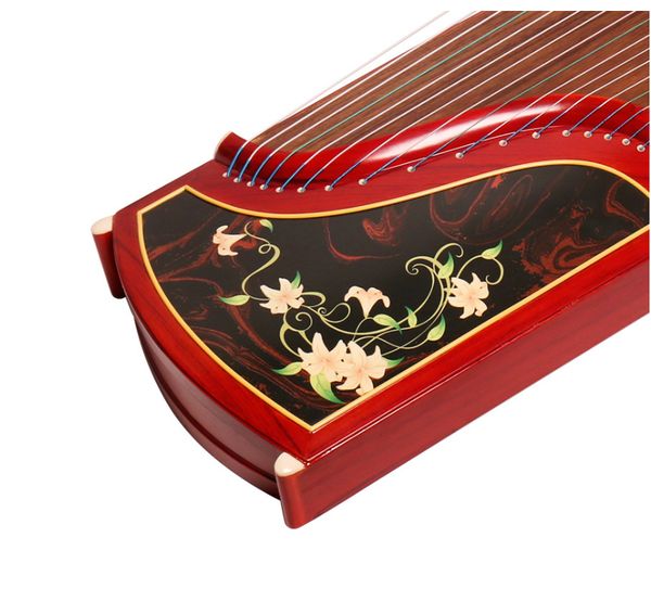 

21 string guzheng painting craft chinese musical instrument